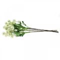 Floristik24 Rama artificial pompón rama decorativa blanco 61cm 4pcs