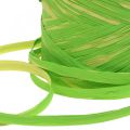 Floristik24 Cinta de rafia cinta de regalo amarillo verde rafia 200m