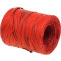 Floristik24 Cinta de rafia cinta de regalo rojo burdeos cinta de rafia cinta decorativa 200m