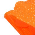 Floristik24 Puño rondella naranja Ø38cm 50pcs