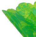 Floristik24 Puños rondella Ø48cm verde manzana 50pcs