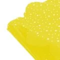 Floristik24 Puños Rondella Ø38cm amarillo 50pcs
