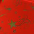 Floristik24 Rondella Cuff Christmas Motif Oro Rojo 60cm 50pcs