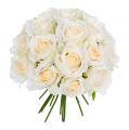 Floristik24 Ramo de rosas blanco Ø26cm