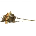 Floristik24 Deco ramo de rosas flores artificiales ramo de rosas amarillo 45cm 3pcs