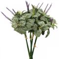 Floristik24 Flores de seda artificial, salvia en ramo, flor de seda de salvia violeta L28cm 4pcs