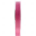 Floristik24 Cinta terciopelo rosa 20mm 10m