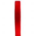 Floristik24 Cinta terciopelo rojo 20mm 10m