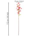 Rama artificial de orquídea Oncidium en flor, decoración de 112 cm, 3 unidades. | Floristik24.es