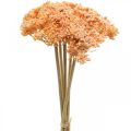 Milenrama artificial flores artificiales naranja 50cm 5pcs en ramo