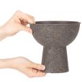 Maceta redonda con base, 18 cm | Floristik24.es