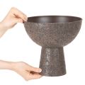 Maceta redonda con soporte, maceta moderna, 25 cm | Floristik24.es