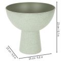 Bol con soporte para plantas, bol decorativo, 25 cm | Floristik24.es