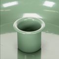 Candelabro decorativo de metal verde para velas cónicas, 13 cm. | Floristik24.es