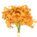 Floristik24 Rama artificial de paniculata naranja para arreglos florales, 30 cm, 10 unidades.