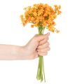 Rama artificial de paniculata naranja para arreglos florales, 30 cm, 10 unidades. | Floristik24.es