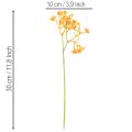 Rama artificial de paniculata naranja para arreglos florales, 30 cm, 10 unidades. | Floristik24.es
