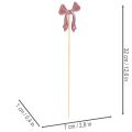 Adornos florales con lazo de 32 cm, 12 unidades | Floristik24.es