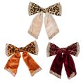 Floristik24 Lazo decorativo con estampado animal de leopardo, 20 cm, 3 unidades