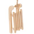 Floristik24 Trineo decorativo para colgar en el árbol de Navidad, 6 cm, 6 unidades