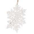 Floristik24 Gran copo de nieve decorativo, adorno colgante, 30 cm