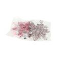 Floristik24 Copos de nieve metal rosa mix 10.5cm 6pcs