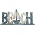 Floristik24 Display lettering Beach, decoración marítima madera L36cm H18cm