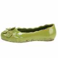 Floristik24 Jardinera zapato mujer ceramica verde 24cm