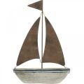 Floristik24 Deco velero madera óxido decoración marítima 16×25cm