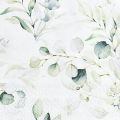 Floristik24 Servilletas eucalipto decoración de mesa decorativa blanco 25x25cm 20ud
