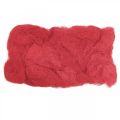 Floristik24 Sisal rojo, decoración navideña, lana de sisal 300g