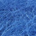 Floristik24 Relleno de sisal azul fibras naturales 300g