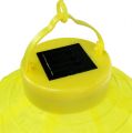 Floristik24 Lampion LED con solar 20cm amarillo