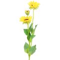 Floristik24 Plantas artificiales girasoles artificiales flores artificiales decoración amarillo 64cm