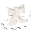 Portavelas vintage con forma de lazo, 12 cm. | Floristik24.es