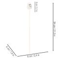 Figuras de fantasmas en palitos de madera, decoración de Halloween, 54 cm, 8 piezas | Floristik24.es