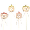 Floristik24 Calabaza decorativa con cara para Halloween, 31 cm, 12 unidades