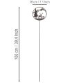 Estaca decorativa con animales del bosque, ciervo y pino, 100 cm. | Floristik24.es