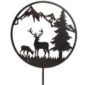 Estaca decorativa con animales