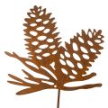 Floristik24 Adorno de piña de metal, motivo de piña, 96 cm
