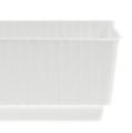 Floristik24 Bandeja de enchufe espuma húmeda 23 x 8 x 4,5 blanco 10 piezas
