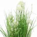 Floristik24 Ramo de pie deco ramo con flores del prado verde, blanco artificial 51cm