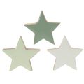 Juego de estrellas decorativas de madera para mesa y alféizar, 5 cm, 9 piezas | Floristik24.es