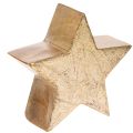 Floristik24 Soporte decorativo de estrella navideña para mesa o estante, 10 cm, 3 unidades