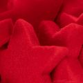 Pequeña estrella decorativa, adorno esparcido flocado, 5 cm, 40 unidades | Floristik24.es
