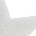 Floristik24 Estrella para colgar Blanco 37cm L48cm 1pc