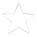 Floristik24 Deco estrella plata 40cm 4pcs