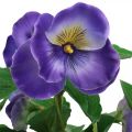 Floristik24 Pensamiento artificial violeta flor artificial pradera flor 30cm