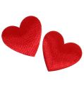 Floristik24 Corazón de tela para esparcir rojo 800 piezas