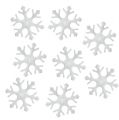 Floristik24 Scatter decoración copos de nieve blanco 3,5cm 120p